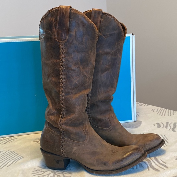 Lane. Shoes - Women's Brown Leather Western Boots